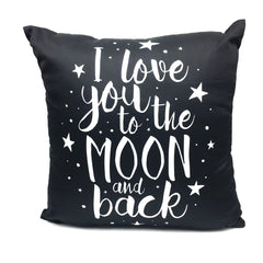Throw Pillow Case Cover I Love You To The MoonPillowHome DecoSpandexbyyard