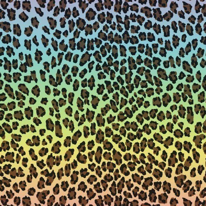 40928 Mini Leo Ombre Horiz - Spandexbyyard