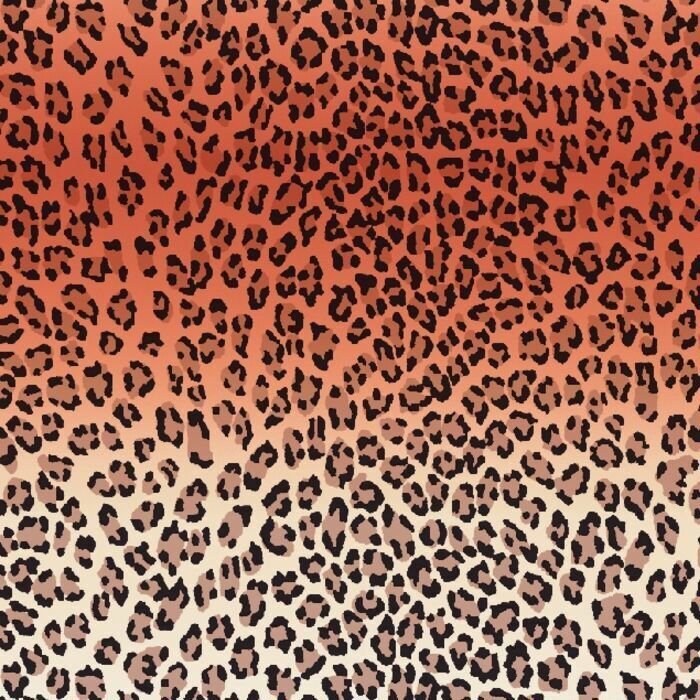 40928 Mini Leo Ombre Horiz - Spandexbyyard