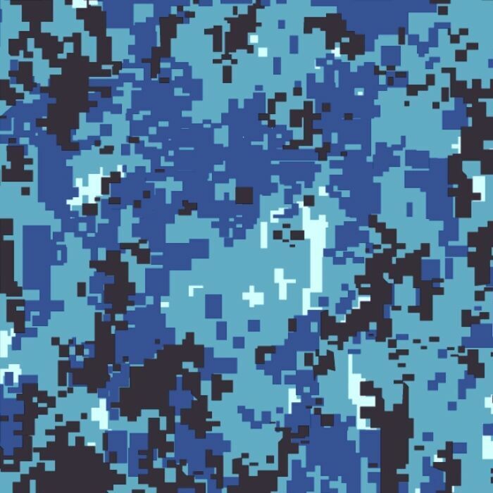 55610 US Navy Camo - Military-Inspired Printed Spandex for