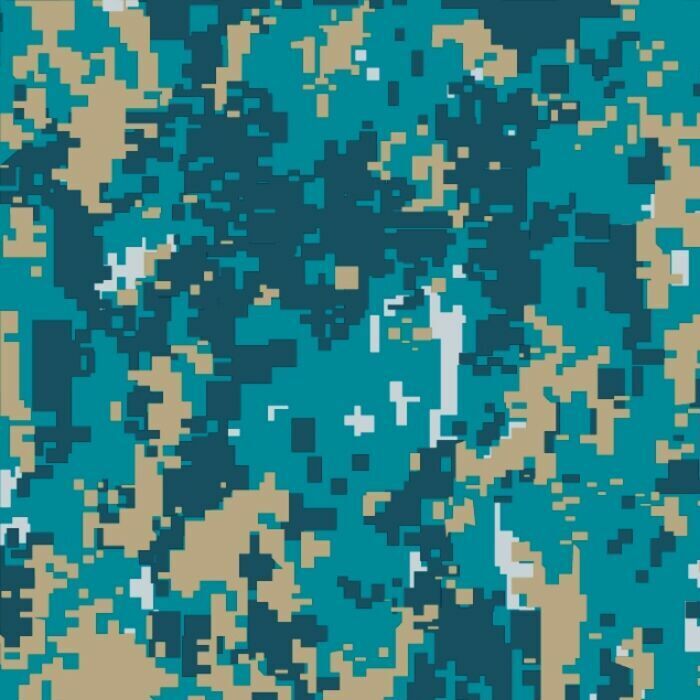 55610 US Navy Camo - Military-Inspired Printed Spandex for Bold