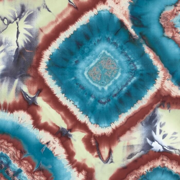 89188 Tie Dye Palm - Spandexbyyard