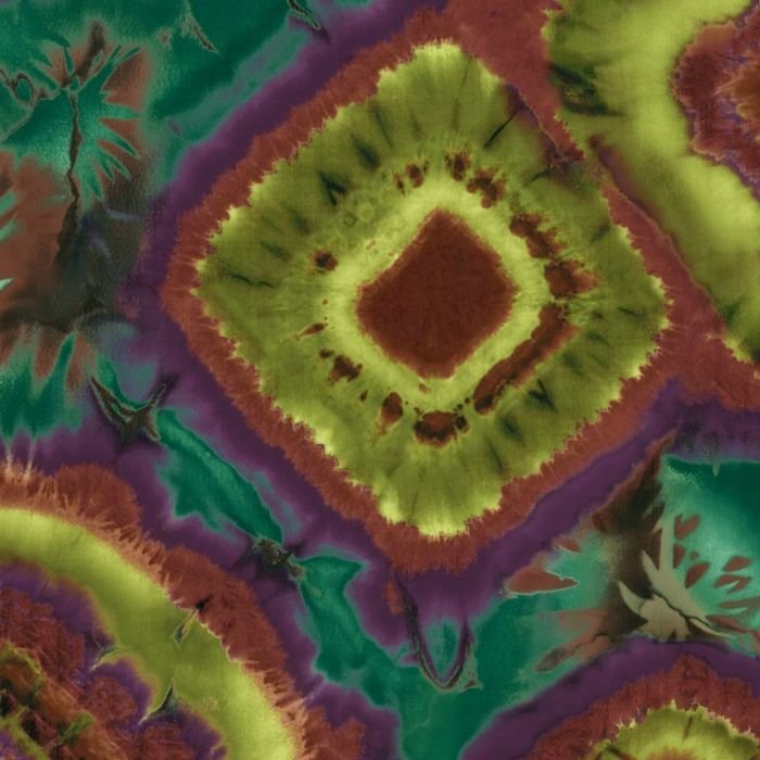 89188 Tie Dye Palm - Spandexbyyard