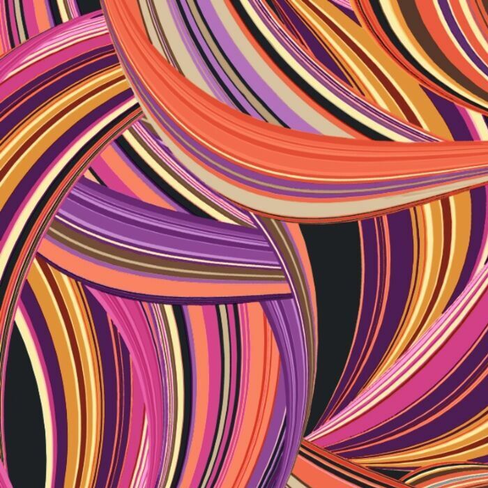 Geometric Spandex Fabric by the Yard | Printed Stretch Fabric