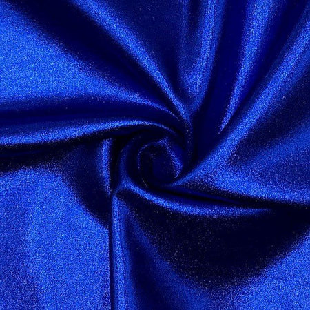 Laser Foil Dot on Nylon Spandex Blue/Royal