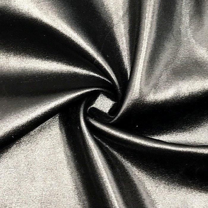 Black Metallic Spandex Lame Fabric 56” With Sold By The Yard