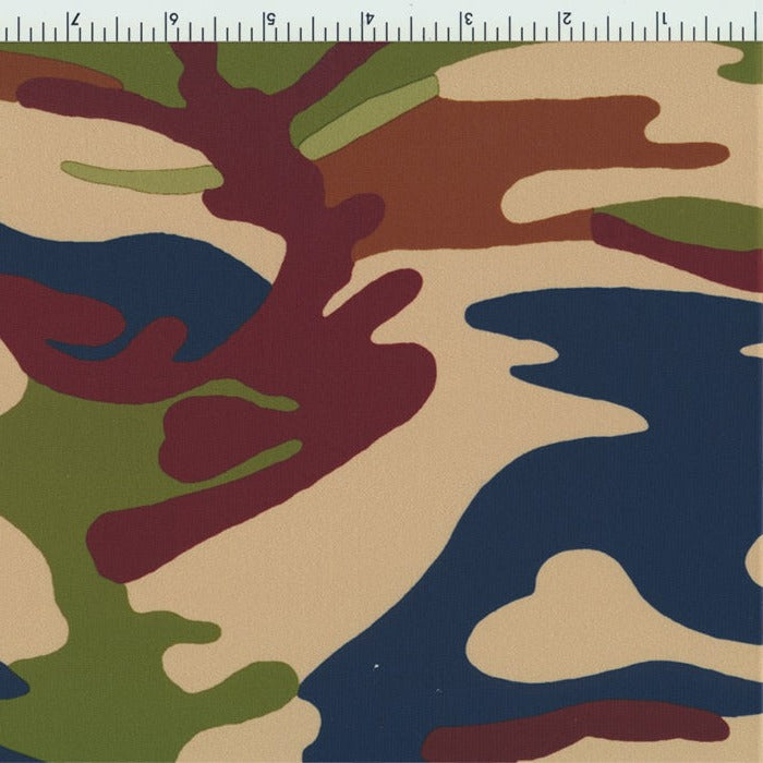 97205-1014 Camouflage MulticolorSpandex, Printed SpandexSpandexByYard/SportekSpandexbyyard