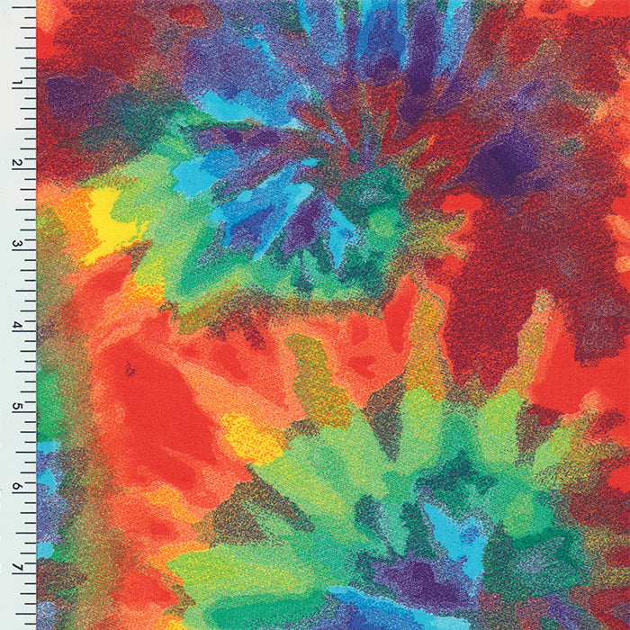 Tie dye pattern on cotton fabric abstract background Drawing by