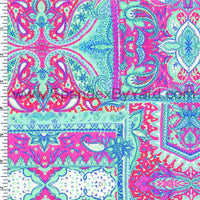 SP-NP2623 Taj Mahal Nylon Spandex Digitally Wet PrintSpandex, Wet PrintSpandexByYard/SportekSpandexbyyard