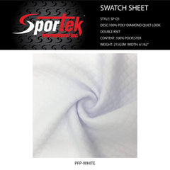 SP-Q1 Sportek Poly Diamond QuiltSpandex, Fleeces - Double and Single SidedSpandexByYard/SportekSpandexbyyard