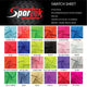 FR - 30 Shiny Sportek premium quality Nylon - Spandex Raschel for sportswear, Dancewear - Spandexbyyard