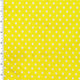 Mini Poco Dot Tricot White Yellow Printed Spandex - Spandexbyyard