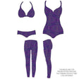 P - 90476 - Lasar Night Printed Spandex - Spandexbyyard