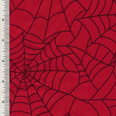 P - F78 - SPIDER | Halloween, web, spiderweb Printed Spandex - Spandexbyyard