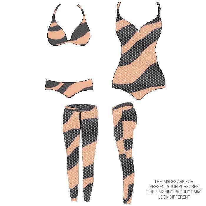 P - SCP443 | Printed Spandex Neon Orange - Spandexbyyard