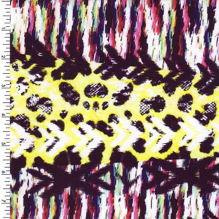 P - SPT04 | abstract, rainbow, multi - color, Printed Spandex - Spandexbyyard