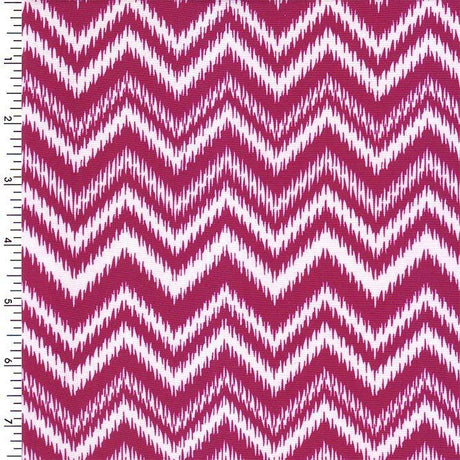 P - SPT10 - 05 | chevron, wave, Printed Spandex - Spandexbyyard