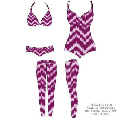 P - SPT10 - 08 | chevron, Printed Spandex Printed Spandex - Spandexbyyard