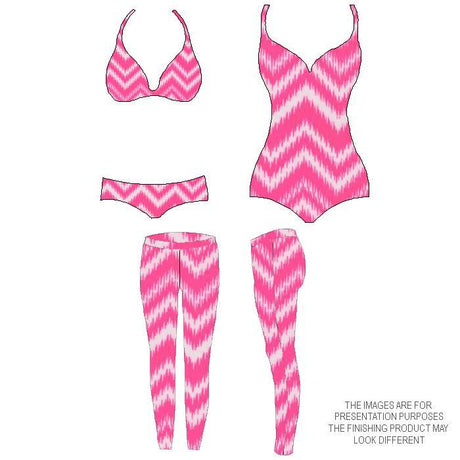 P - SPT10 - 08 | chevron, Printed Spandex Printed Spandex - Spandexbyyard