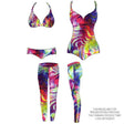 P - SPT107 | abstract, painting, rainbow, multi - color, Printed Spandex - Spandexbyyard