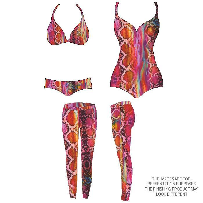 P - SPT17 - 03 | rainbow, abstract, multi - color, Printed Spandex - Spandexbyyard