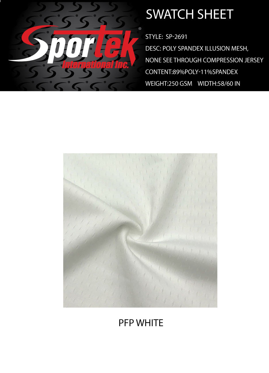 Poly-Spandex Blend with Illusion Mesh Fabric – Stylish and