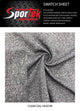 SP - AK91 Sportek Thermal Stretch Single sided fleece heather grey - Spandexbyyard