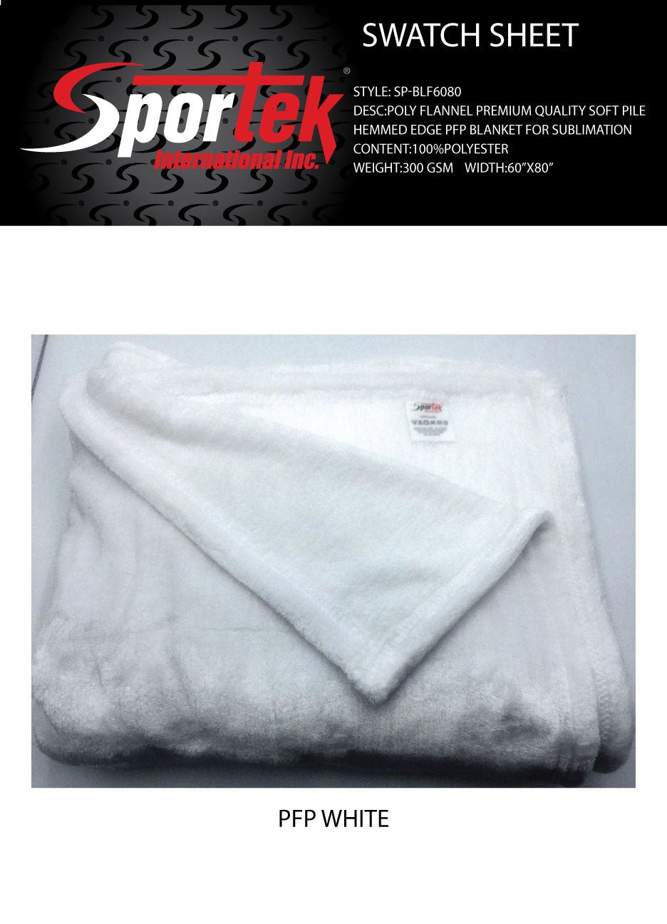 SP - BLF6080 Poly Flannel Premium Quality Soft Pile Hemmed Edge - Spandexbyyard