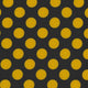 SP - DOT - Black/Girasole | Printed Spandex - Spandexbyyard