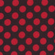 SP - DOT - Black/Red | red, Printed Spandex - Spandexbyyard