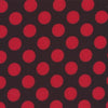SP-DOT- Black/Red | red, Printed SpandexSpandex, Poly & Nylon Spandex Tricot PrintsSpandexByYard/SportekSpandexbyyard
