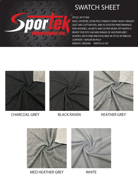 SP - FT300 Sportek Spun Poly French Terry Heavy Weight - Spandexbyyard
