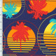 SP - GG7203 Brazilian Design "Sunrise and Palms" - Spandexbyyard