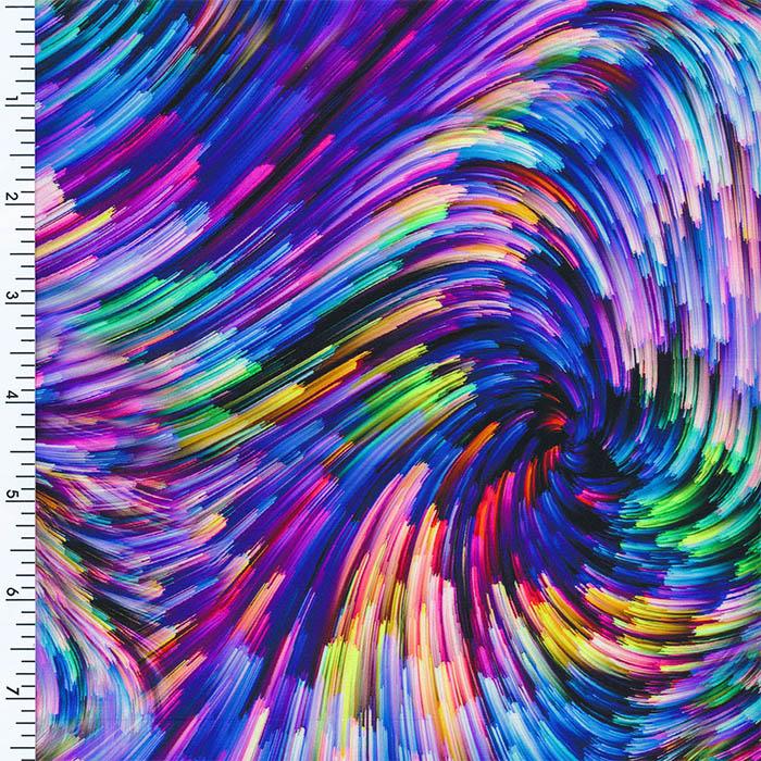 SP - NP2641 Wave of Colors Nylon Spandex Digitally Wet Print - Spandexbyyard