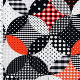 SP - NP2649 Geometric Happiness Nylon Spandex Digitally Wet Print - Spandexbyyard