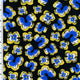 SP - NP2655 Butterfly Daisy Nylon Spandex Digitally Wet Print - Spandexbyyard