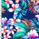 SP - NP2662 Navy Blue Green Pink Nylon Spandex Digitally Wet Print - Spandexbyyard