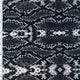 SP - NP2700 Grey Black White King Cobra Skin Nylon Spandex Digitally Wet Print - Spandexbyyard