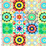 SP - NP2704 Wonder Mosaic Nylon Spandex Digitally Wet Print - Spandexbyyard