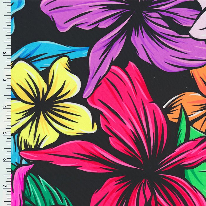 SP - NP2767 Picasso Garden Nylon Spandex Digitally Wet Print - Spandexbyyard