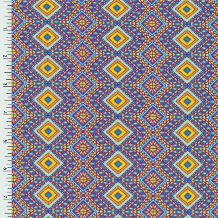 SP - NP2788 Aztec Queen Nylon Spandex Digitally Wet Print - Spandexbyyard