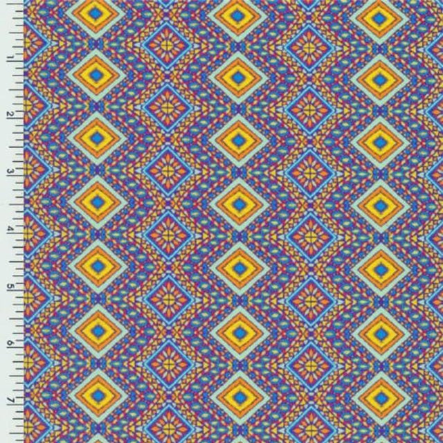 SP - NP2788 Aztec Queen Nylon Spandex Digitally Wet Print - Spandexbyyard