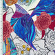 SP - NP90007 Peacock & Roses Printed Spandex - Spandexbyyard