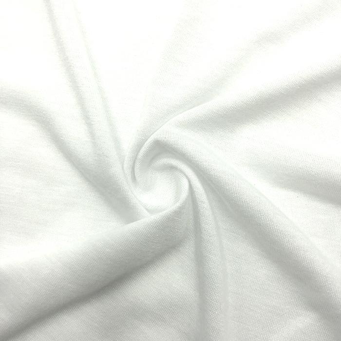 SP - SJ185 | Spun poly soft hand T-shirt Jersey PFP white for sublimation with cotton hand feel - Spandexbyyard