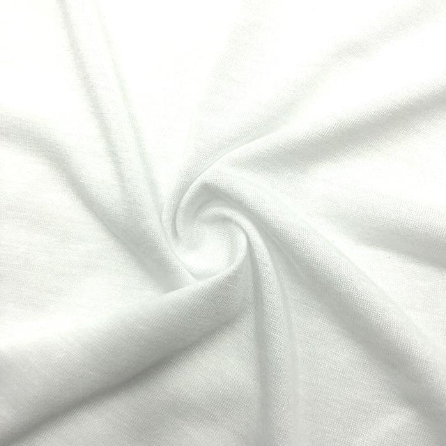 SP - SJ185 | Spun poly soft hand T-shirt Jersey PFP white for sublimation with cotton hand feel - Spandexbyyard
