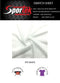 SP - SJ185 | Spun poly soft hand T-shirt Jersey PFP white for sublimation with cotton hand feel - Spandexbyyard