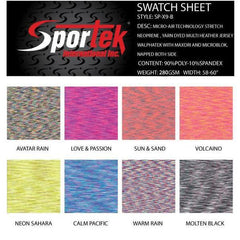 SP-X9-B Micro-air Technology stretch Neoprene, Yarn Dyed Multi Heather Jersey.Spandex, Nylon Spandex SolidsSpandexByYard/SportekSpandexbyyard