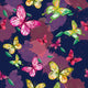 SPT 6601 WATERCOLOR BUTTERFLIES - Spandexbyyard