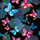 SPT 6601 WATERCOLOR BUTTERFLIES - Spandexbyyard