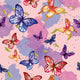 SPT 6601 WATERCOLOR BUTTERFLIES - Spandexbyyard